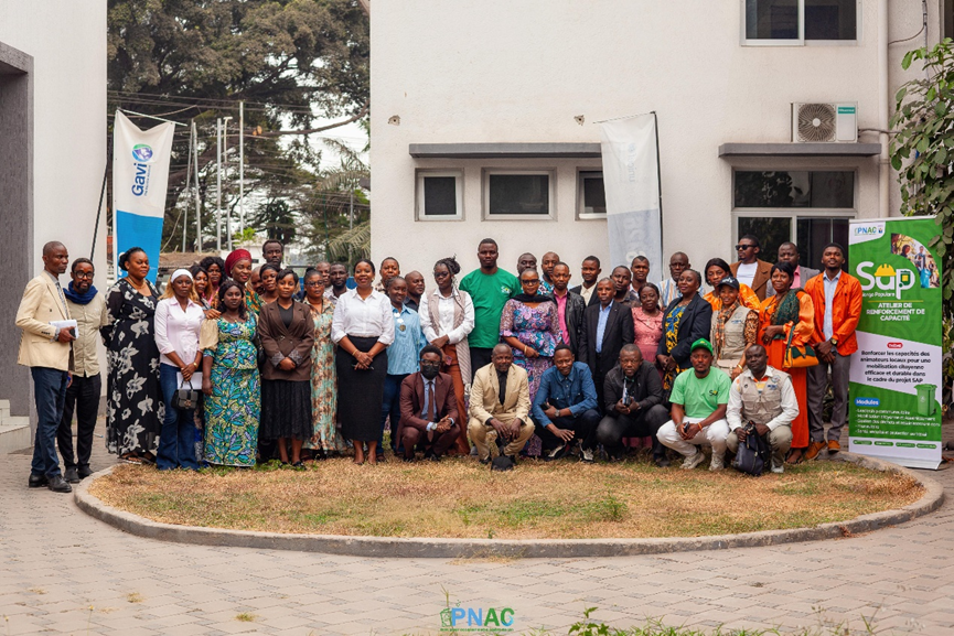 Projet SAP : le PNAC–RDC renforce les capacités des animateurs opérationnels pour accélérer l’action communautaire d’assainissement à Kinshasa